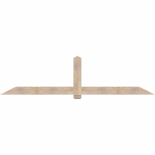 Ekena Millwork Eugene Smooth Timber Gable Bracket, Douglas Fir, 108"W x 27"H x 1 1/2"D x 5 1/2"F, 6/12 Pitch GBW108X27X0206EUG00SDF - main